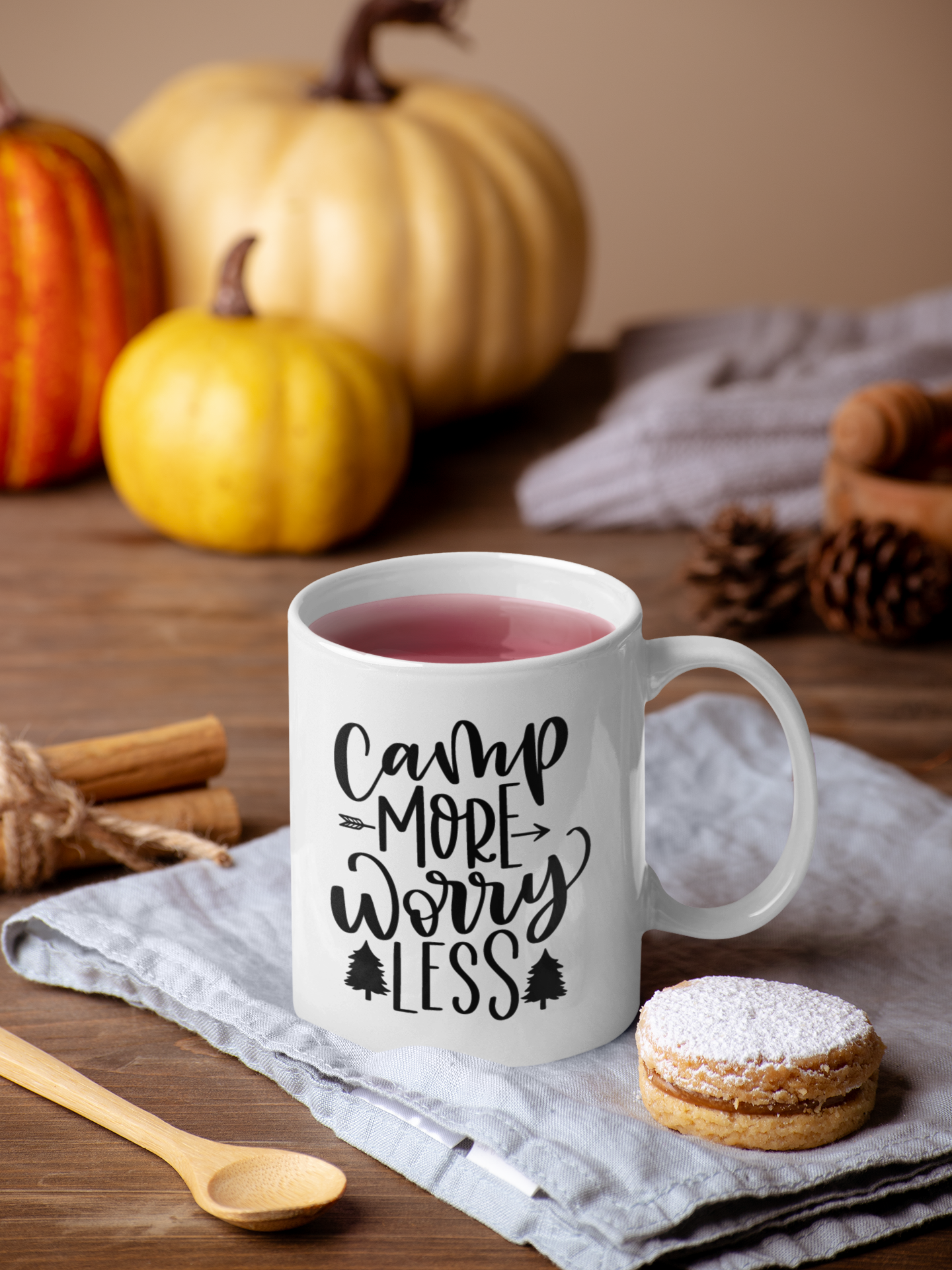 Camp More Worry Less Adventure Mug-1